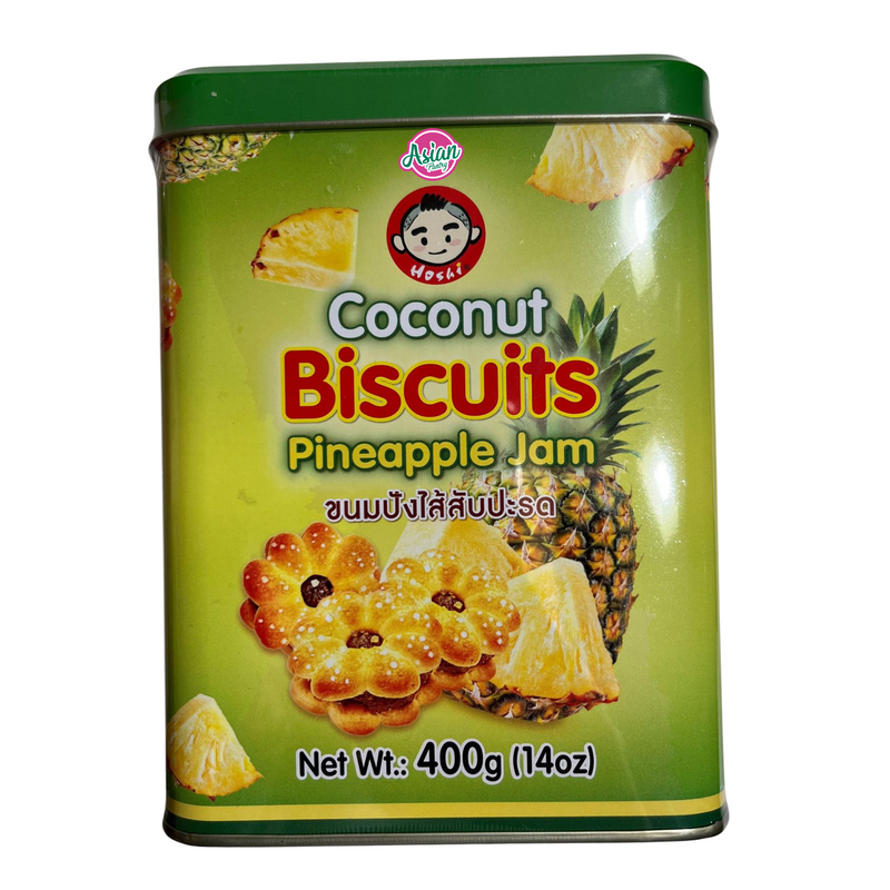 Hoshi Coconut Biscuits Pineapple Jam  400g