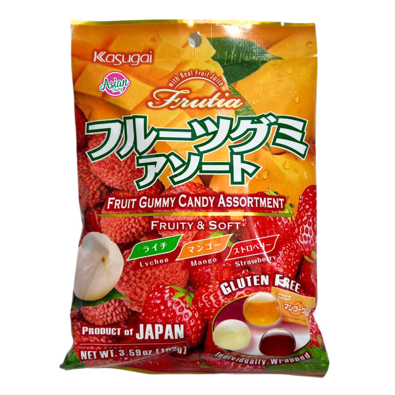 Kasugai Fruit Gummy Candy Assortment  102g