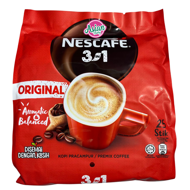 Nestle Nescafe 3 in 1 Original 25 Sticks 450g