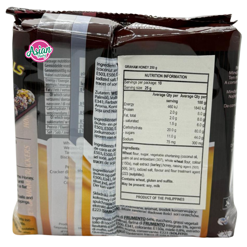 MY San Graham Honey Crackers 250g
