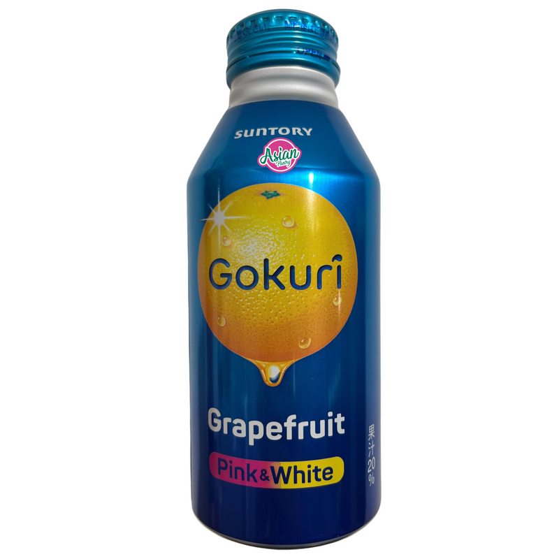Suntory Gokuri Grapefruit Pink & White Bottle Can 400g