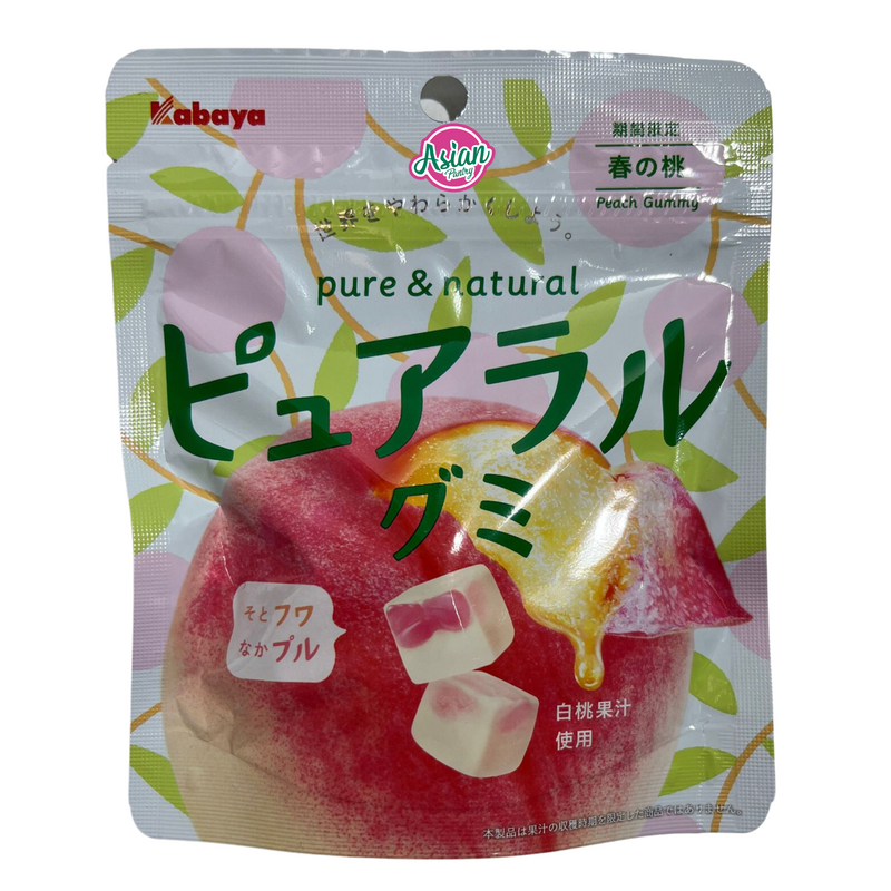 Kabaya  Pure & Natural Gummy Spring Peach 58g