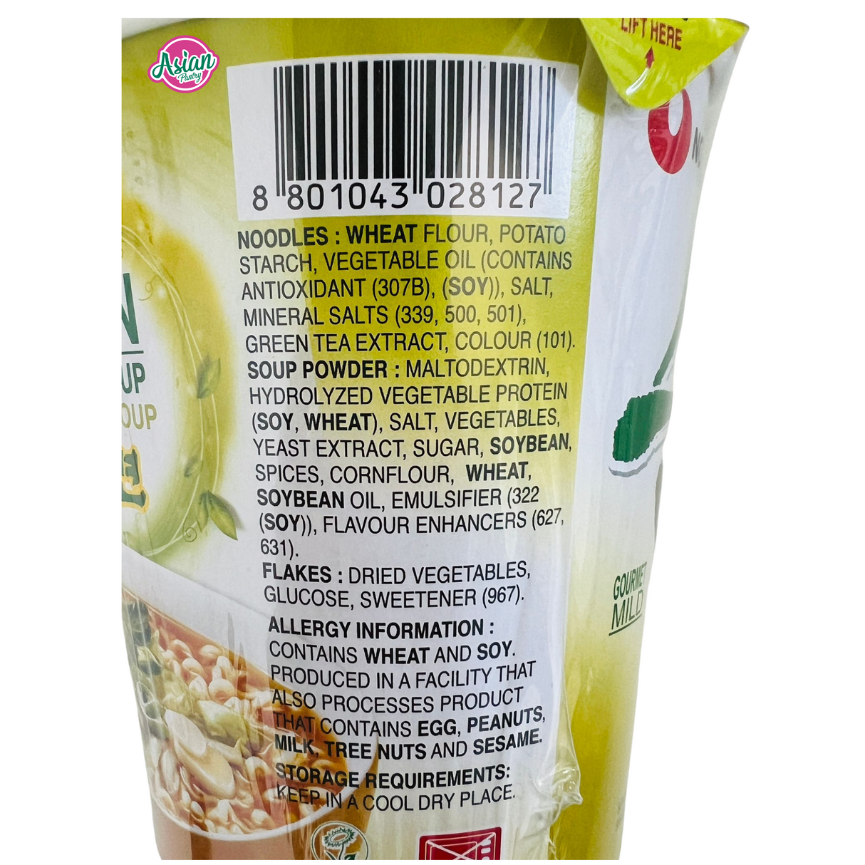 Nongshim Soon Veggie Noodle Cup 67g