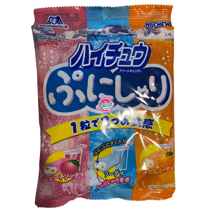 Morinaga  Hi-Chew Punishari Assort Soft Candy 68g