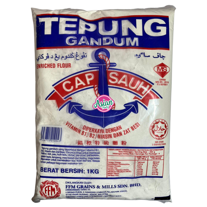 Cap Sauh All Purpose Wheat Flour (Tepung Gandum) 1kg