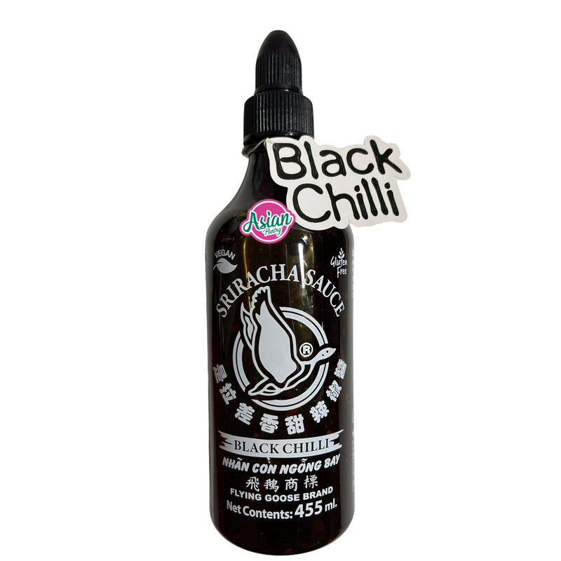 Flying Goose  Vegan Sriracha Sauce Black Chilli 455ml