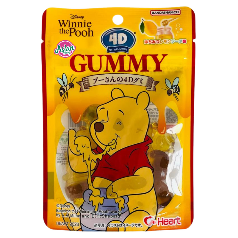 Heart 4D Gummy Winnie the Pooh 72g