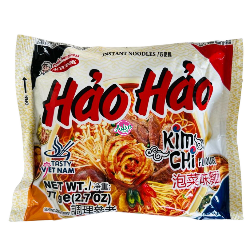 Acecook Hao Hao Instant Noodles Kimchi Flavour 77g