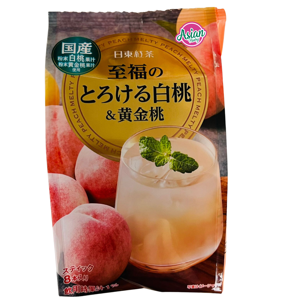 Nittou Melting White Peach &amp; Golden Powder 8P 88g