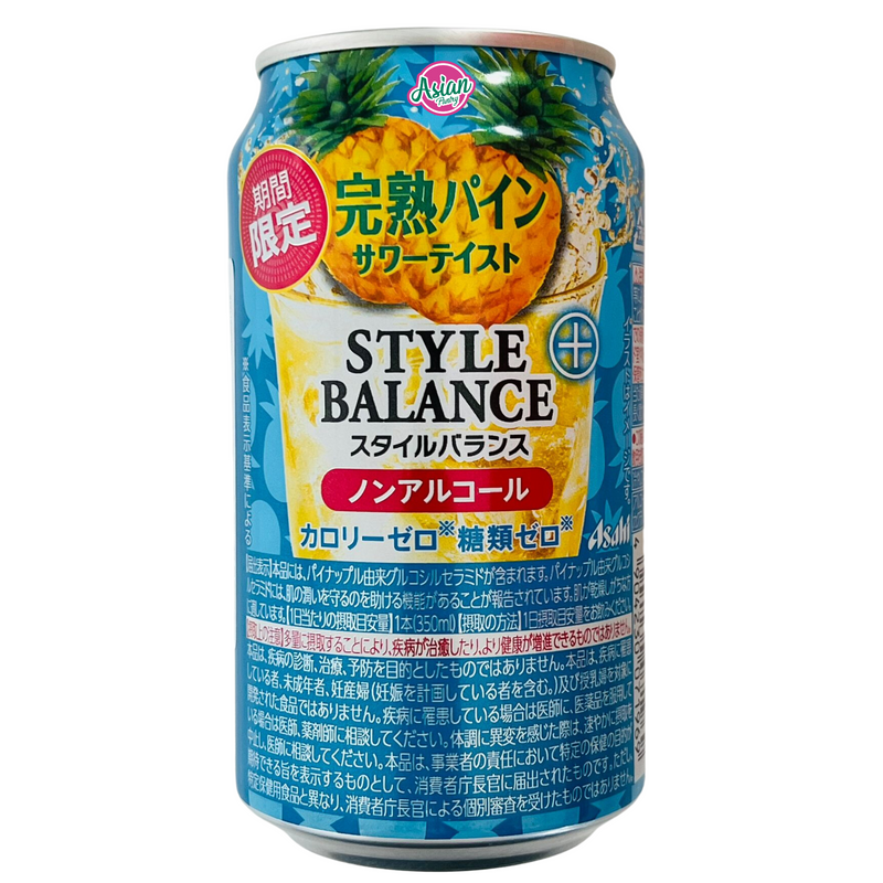 Asahi Style Balance Plus Pineapple Sour Taste 350ml