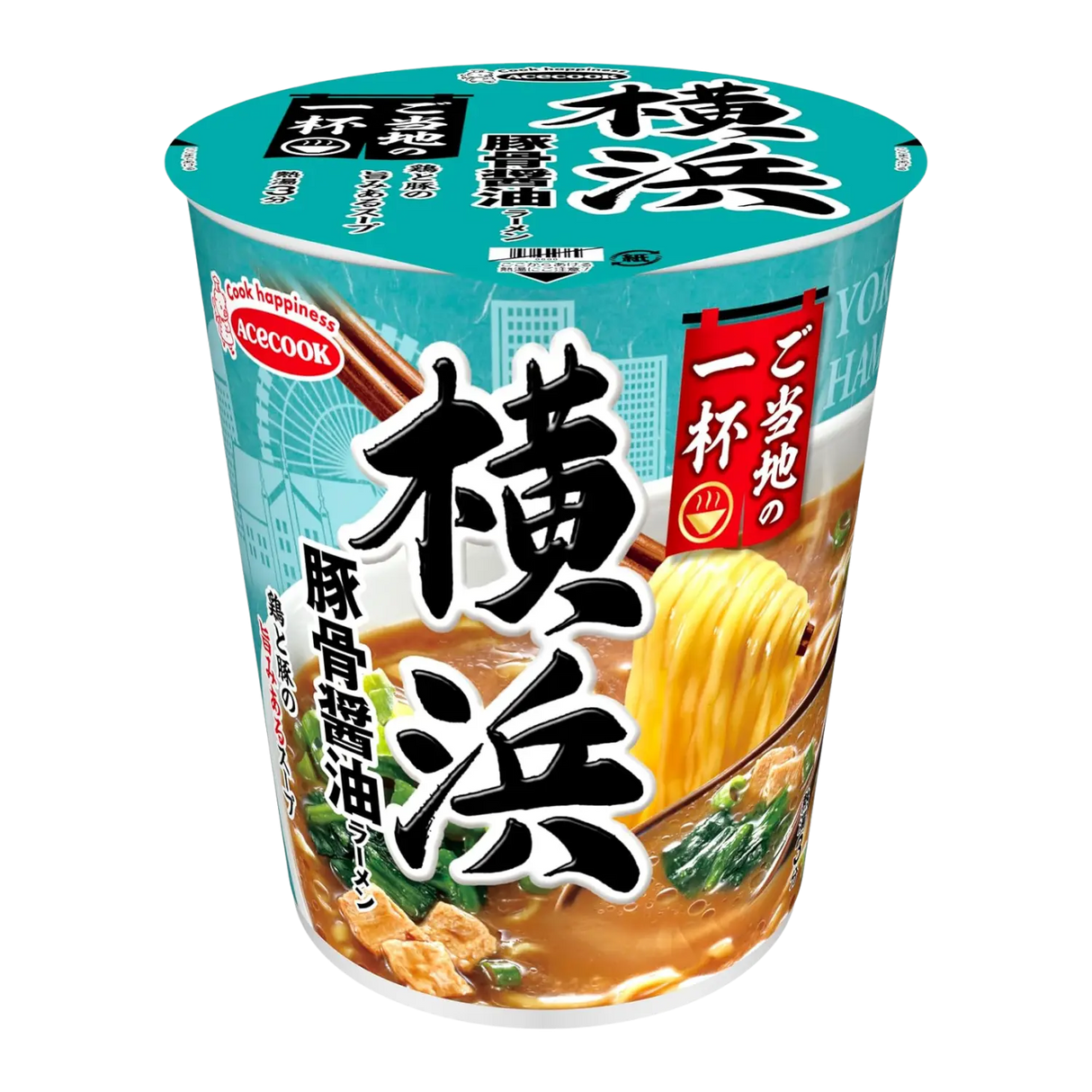 Acecook Local Cup Yokohama Tonkatsu Soy Sauce Ramen 63g