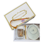 Lucky Luxury Gift Set Coffee Mug Warmer- White