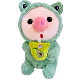 JAIT Cute Milk Tea Pig Plush Toy (Random Colour)