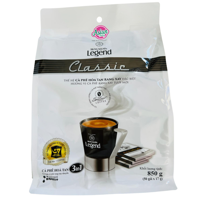 Trung Nguyen Legend Classic Instant Coffee 50 pk 850g