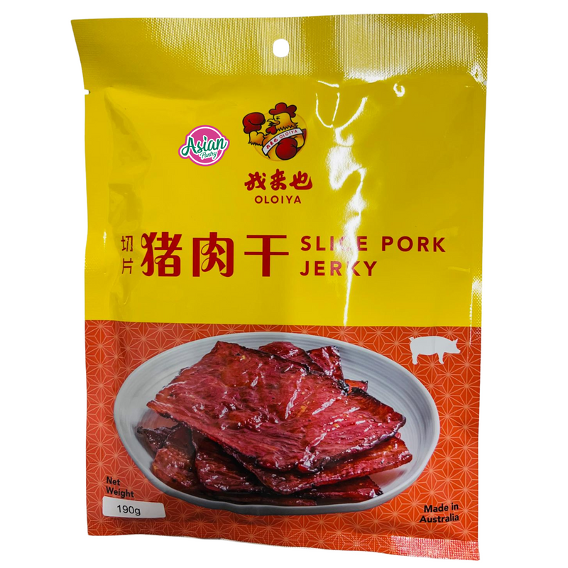 Oloiya Gold Coin Sliced Pork Jerky  190g