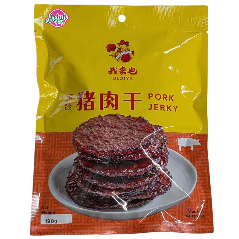 Oloiya Gold Coin Pork Jerky  190g