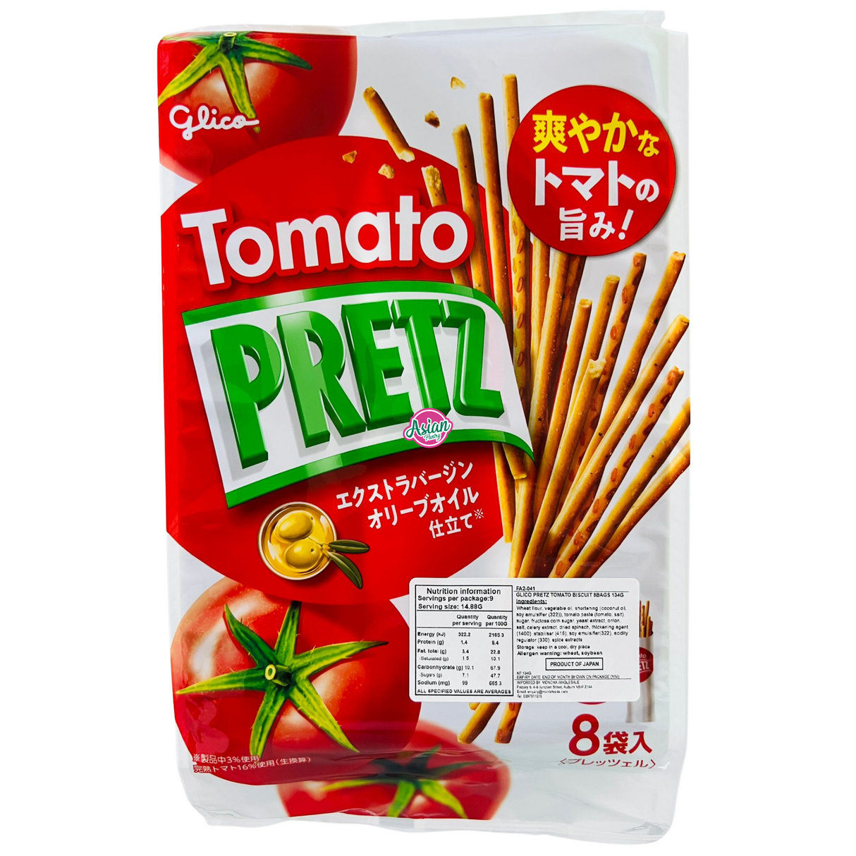 Glico Tomato Pretz Biscuit  134g