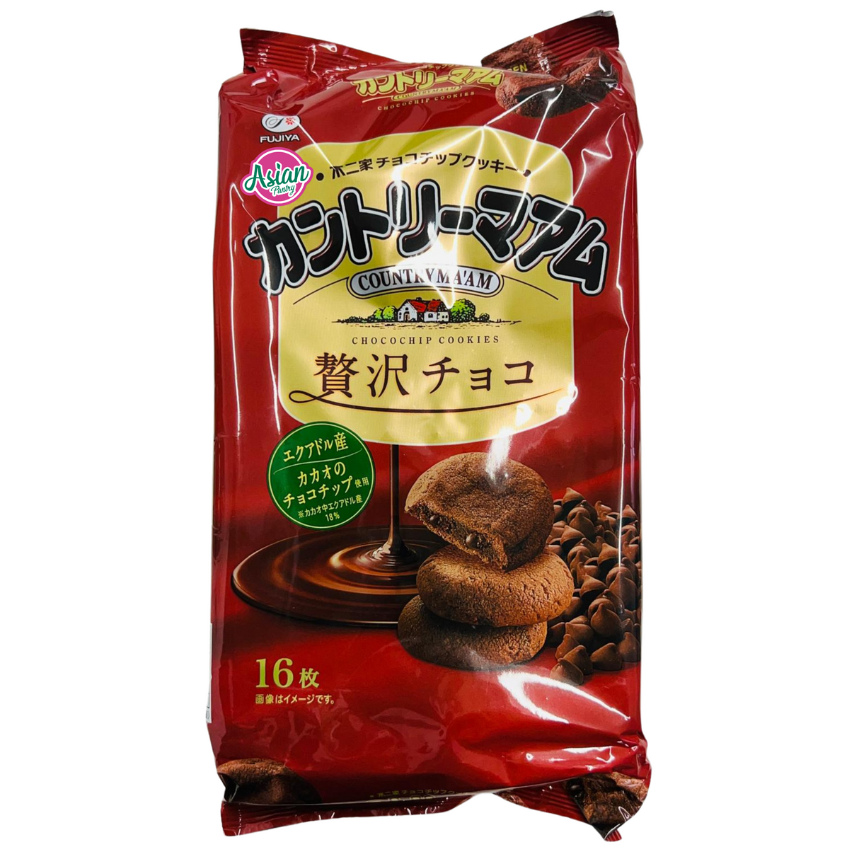 Fujiya Country Puan Chochochip Cookies Coklat 170g