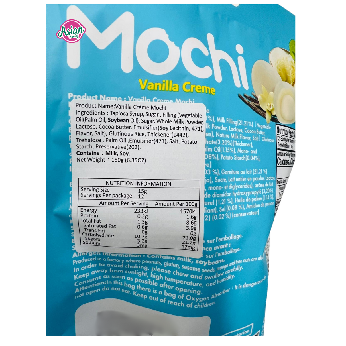 Krim Vanila Mochi Keluarga Diraja 180g