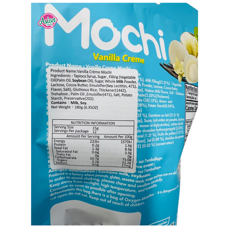 Royal Family Mochi Vanilla Creme 180g