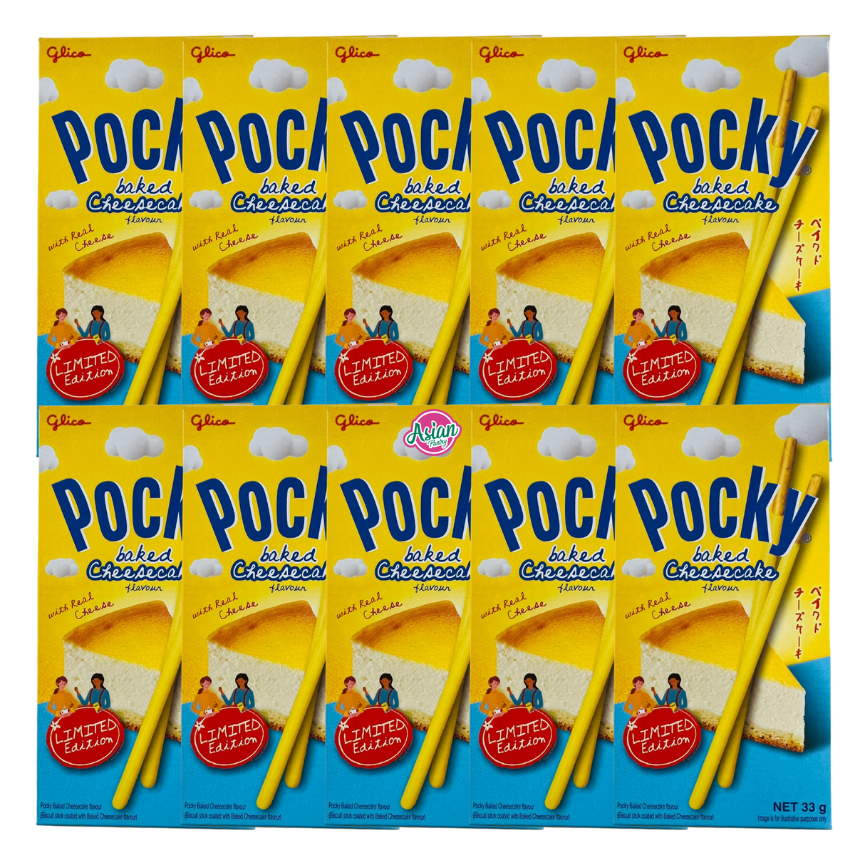 Kek Keju Bakar Glico Pocky 33g