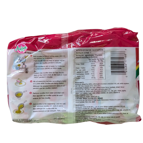 Indomie Indomie Hot & Spicy Noodle 5PK 400g