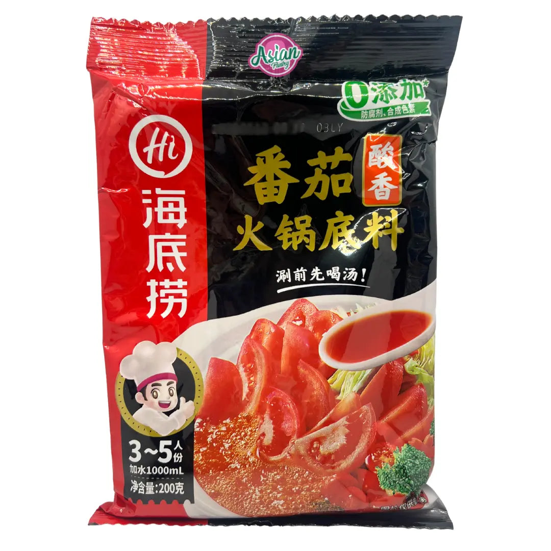 Haidilao Tomato Flavour Hot Pot Seasoning 200g