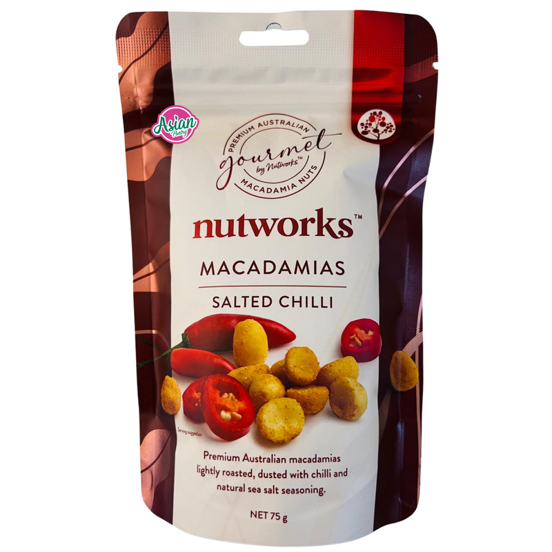 Nutworks Salted Chilli Macadamias 75g