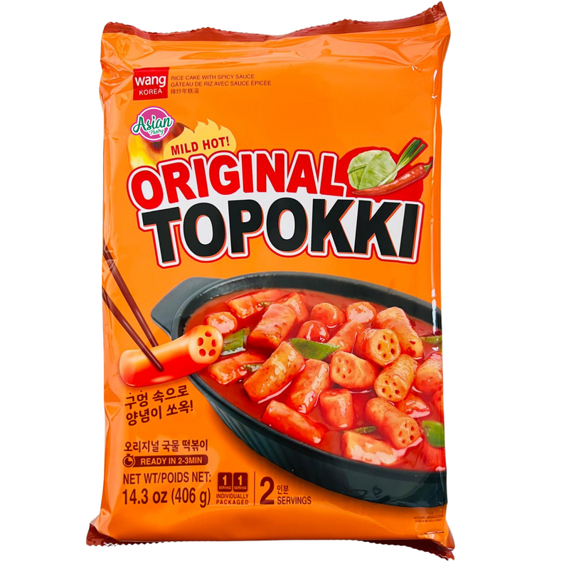 Wang Korea Mild Hot Original Topokki  406g