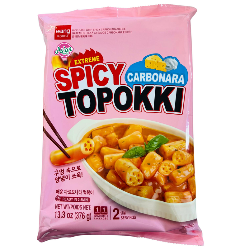 Wang Korea Extreme Spicy Carbonara Topokki 376g