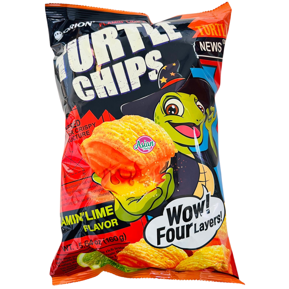 Kerepek Penyu Orion Perisa Limau Flamin 160g