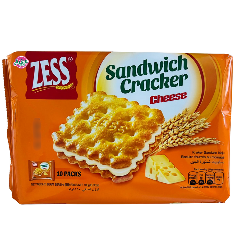 Zess Sandwiches Cracker Cheese 180g