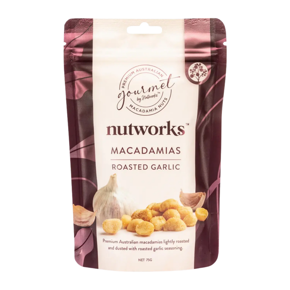 Nutworks Bawang Putih Panggang Macadamias 75g