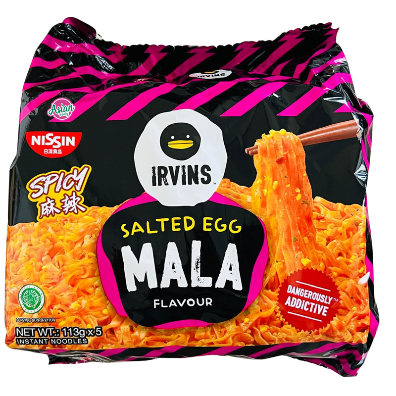 Nissin Irvins Mala Salted Egg Flavour 565g