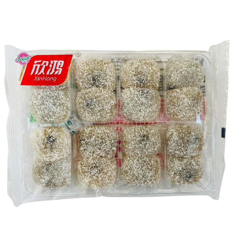 XinHong Shredded Coconut Sesame Mochi 500gSnacks