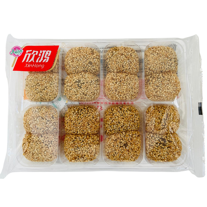 XinHong Sesame Mochi (Sesame Filling) 500g