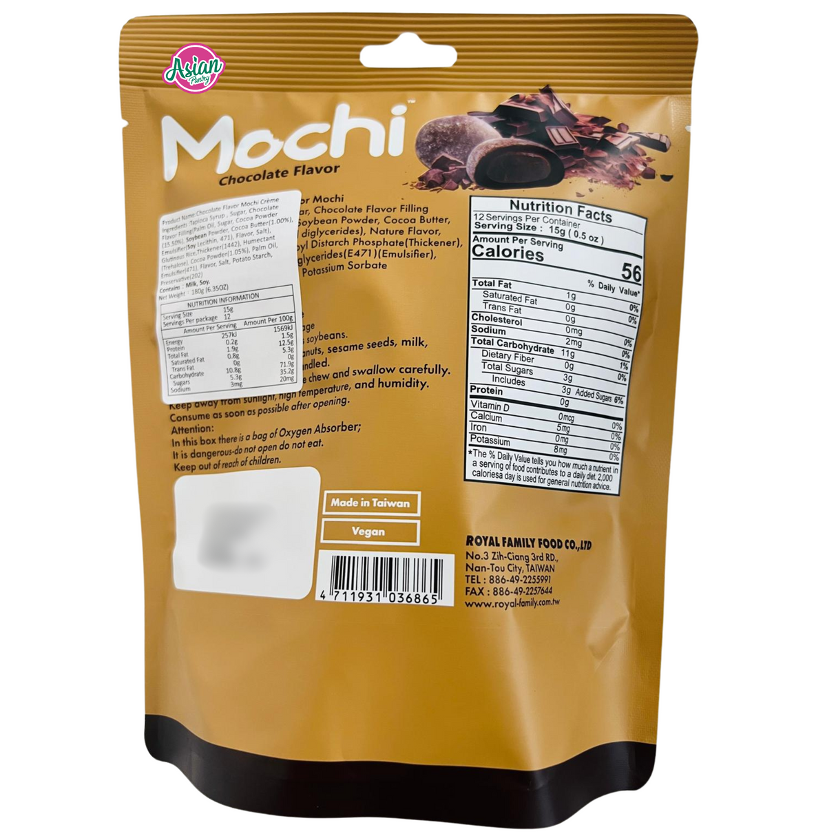 Coklat Mochi Keluarga Diraja 180g