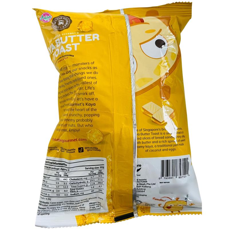 The Kettle Gourmet's Kaya Butter Toast Popcorn 65g