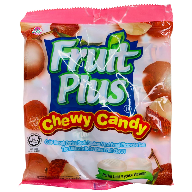 Fruit Plus Chewy Candy Lychee Flavour 120g