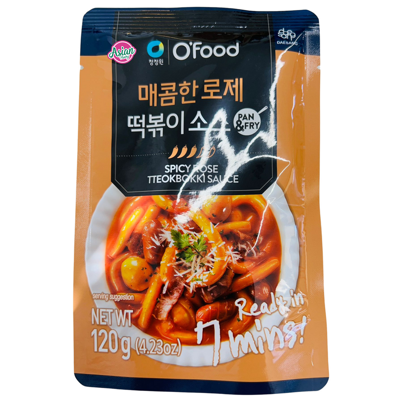 Chung Jung One Spicy Rose Tteokbokki Sauce 120g