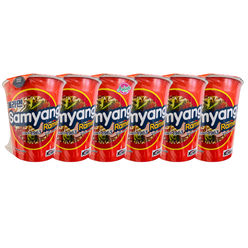 Samyang Ramen Soup Cup 6pk 390g