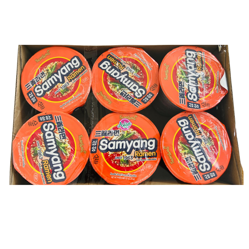 Samyang Ramen Soup Cup 6pk 390g