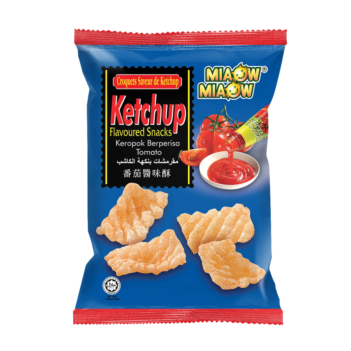 Miaow Miaow Ketchup Flavoured Snacks 60g