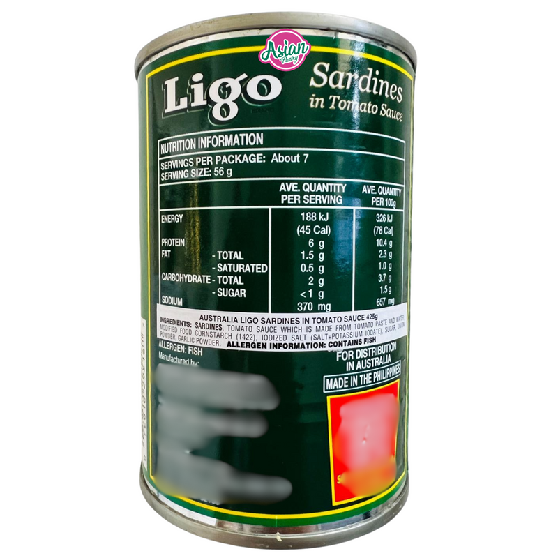 Ligo Sardines in Tomato Sauce 425g