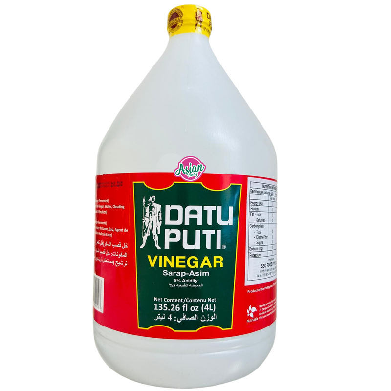 Datu Puti Vinegar (Fermented)  4L