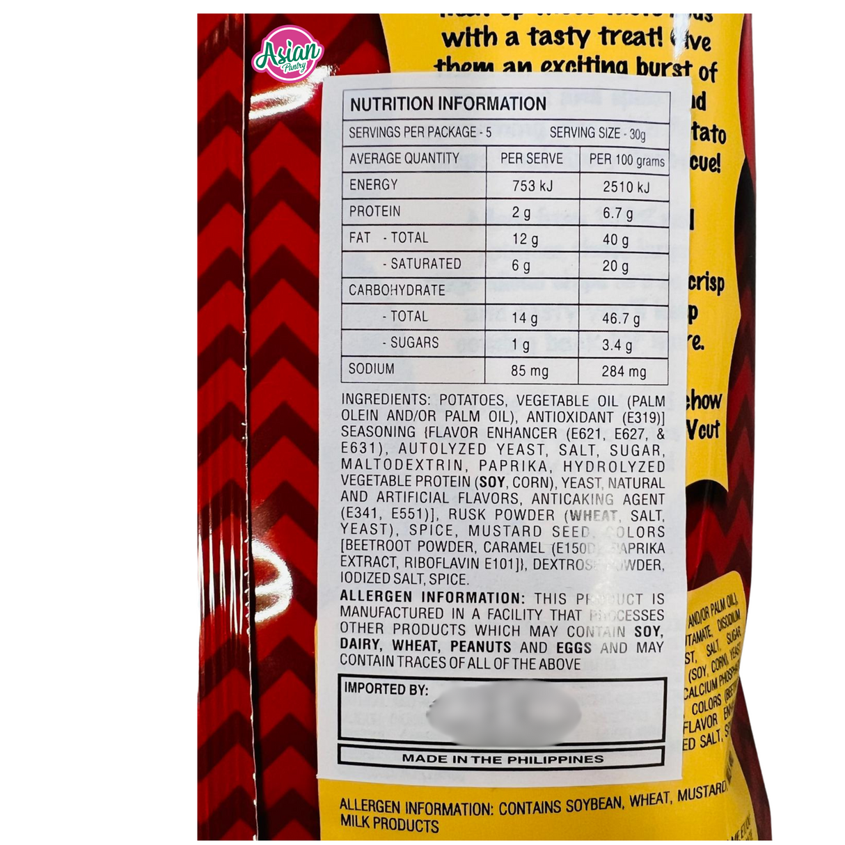 Jack&amp;Jill Vcut Kerepek Kentang BBQ Pedas 155g