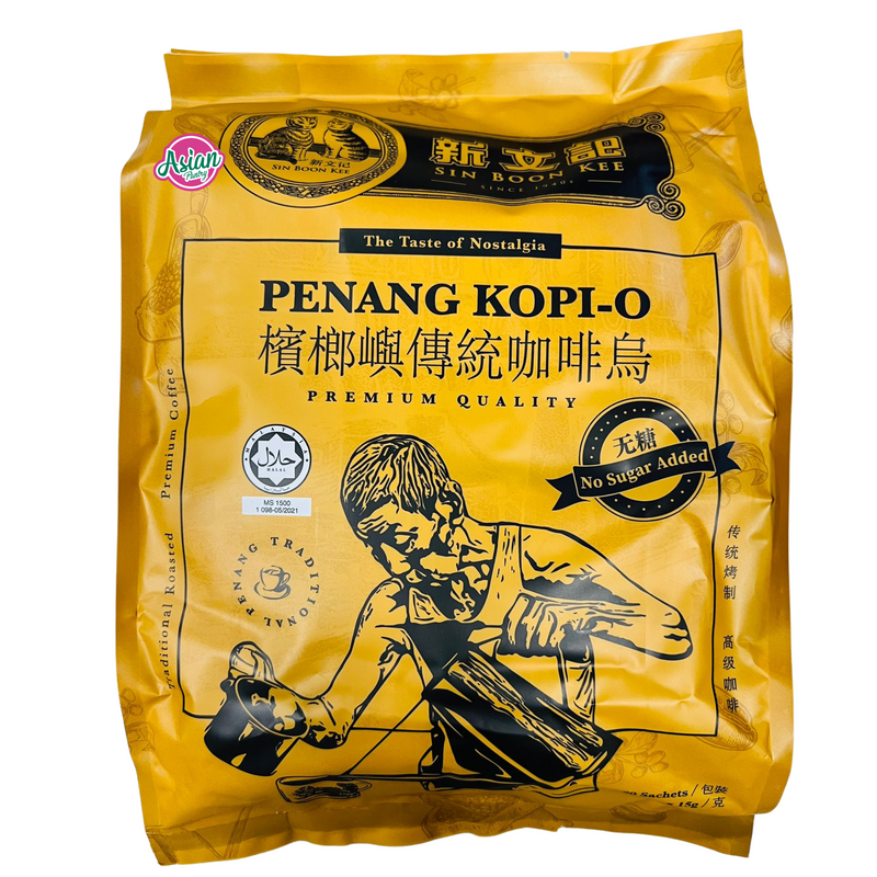 Sin Boon Kee Penang Kopi-O No Sugar Premium Quality (Gold) 300g