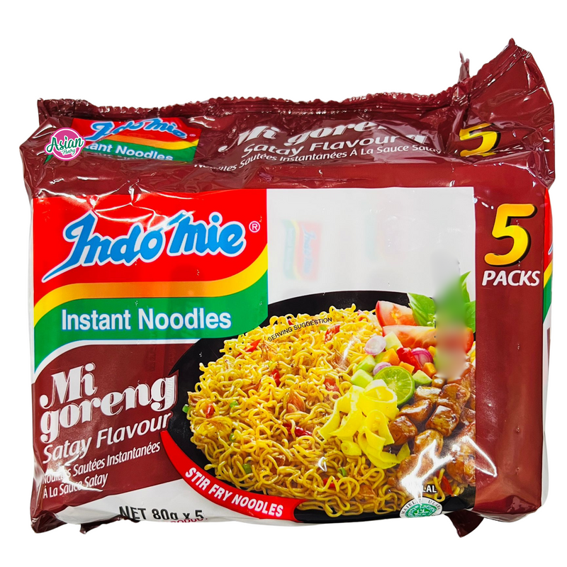 Indomie  Mi Goreng Satay Flavour 5pk 400g