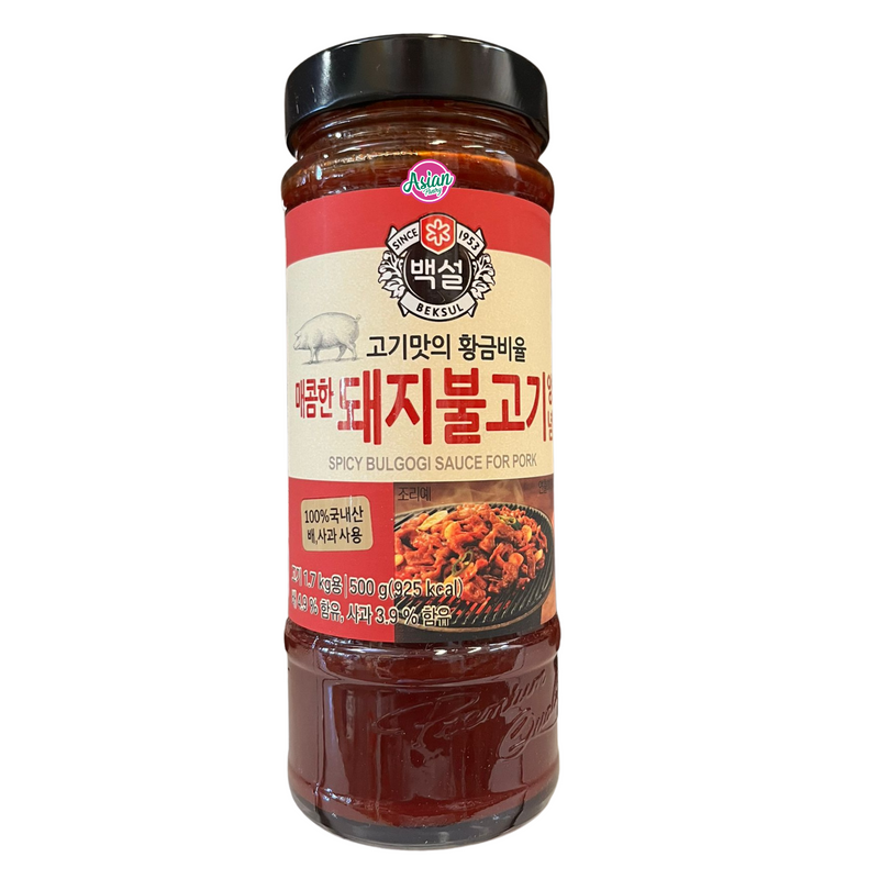 CJ Beksul Spicy Bulgogi Sauce for Pork 500g
