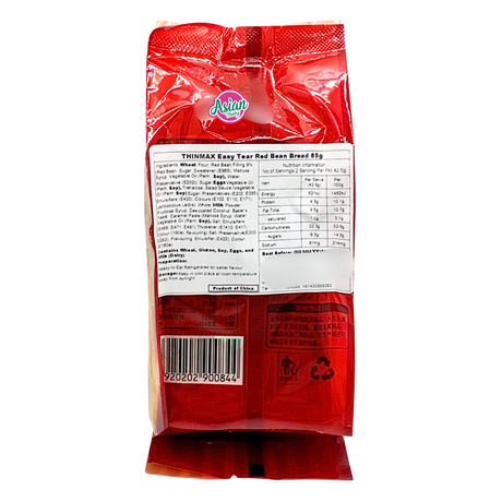 Thinmax Easy Tear Red Bean Bread 85g